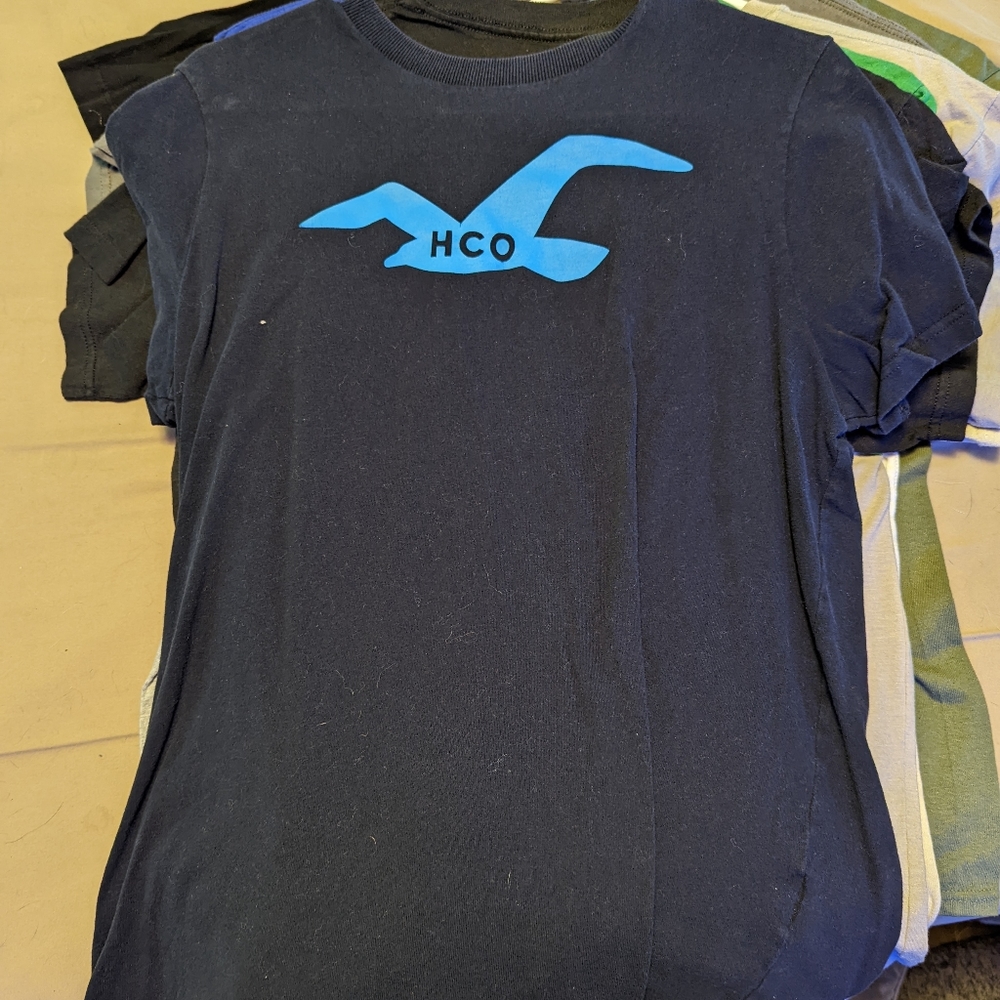 Navy blue Hollister t-shirt